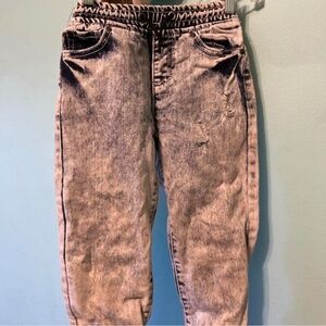 Distressed 80s size 6 kids jeans